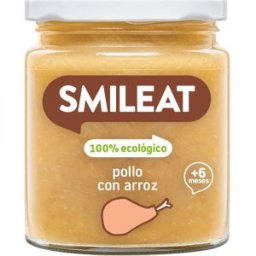 Smileat Tarrito Ecológico de Pollo Arroz 230 g