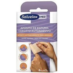 SALVELOX Med Aposito Espuma Autoadhesivo 6 cmx1m