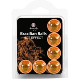 SECRET PLAY Secretplay Set Brazilian Balls Efecto Calor 6 uds