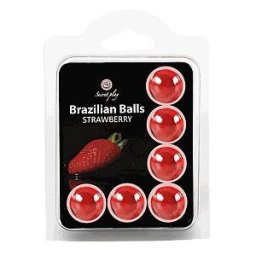 SECRET PLAY Secretplay Set Brazilian Balls Fresa 6 uds