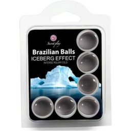 SECRET PLAY Set Brazilian Balls Efecto Iceberg 6 uds
