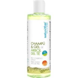 Saluvital Champú & Gel de árbol del té 300 ml