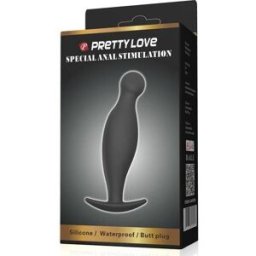 Pretty love Plug Anal Silicona 11.7 cm Negro 1 ud