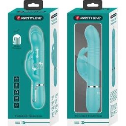 Pretty love Vibrador Coale Rabbit Perlas Verde Agua 1 ud