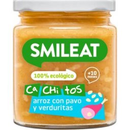 Smileat Tarrito Ecológico CA-CHI-TOS de Arroz Pavo Verduras 230 g