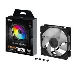 ASUS TUF Gaming TR120 ARGB Fan Single Pack Ventilador Suplementario 120mm Negro