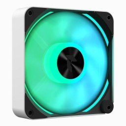 Ventilador suplementario APNX FP2-120 PWM 120mm 1800RPM ARGB marco de acero blanco