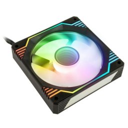 Ventilador Kolink Umbra X ARGB 120mm PWM Negro Iluminación Espejo Infinito Alto Flujo