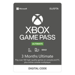 Suscripción Microsoft Xbox Game Pass Ultimate 3 meses multiplataforma digital