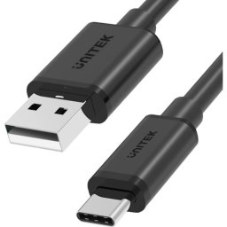 Cable USB Unitek USB-A a USB-C 0.5 m Negro