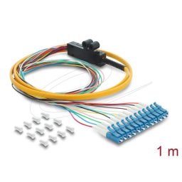 Cable DeLOCK 91050 1 m 12x LC Pigtail Fibra Óptica Single Mode