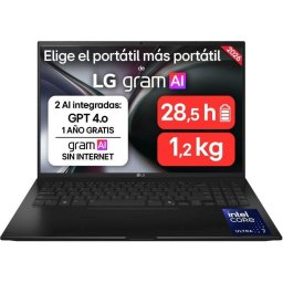Portátil LG Gram 16Z90S 16" Intel Core Ultra 7 258V 32GB 512GB SSD Intel Arc FreeOS