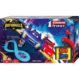 Pista de carreras Carrera FIRST Batwheels Listo para rodar 2,9 m