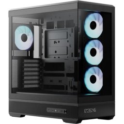 Caja PC Aerocool P500B Digi Torre Midi Panel Cristal ARGB Pantalla LED