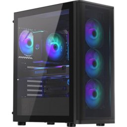 Caja PC Endorfy Ventum 400 ARGB Torre Midi con Frontal Malla