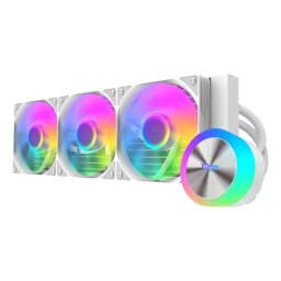 Refrigeración líquida Darkflash DG360 360mm 3 ventiladores ARGB blanca