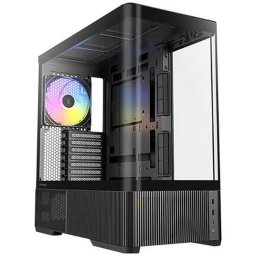 Caja PC Antec C6 Curve ARGB Vidrio Templado Acuario 3 Ventiladores ARGB