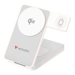 Power Bank Verbatim 32296 10000 mAh PD 3.0 Carga inalámbrica 30W Blanco