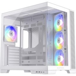 Caja PC Silentware View A-RGB Blanca Torre Midi ATX Panel Cristal