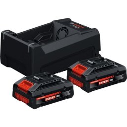 Set 2 Baterías y Cargador Bosch Professional 18V 4Ah 8A AMPShare