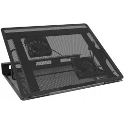 Base refrigeración portátil Natec Tern 2 Plus 2 ventiladores magnéticos hasta 17.3