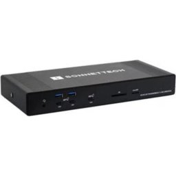 Base de conexión Sonnet Echo 20 Thunderbolt 5 SecureDock 20 puertos Ethernet 10 GbE SSD M.2 140W