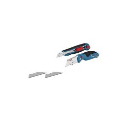 Bosch Set De 2 Cutters De Uso Profesional Con Cuchilla De Romper Y Cuchillo Plegable Con Cambio Sin Herramientas