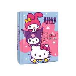 Journal Intime Électronique Hello Kitty & Friends Avec Verrouillage Par Code Et Sons, 21 X 15,5 X 3 Cm