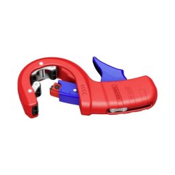 Coupe-tube Manuel Knipex Dpt50 Pour Tubes Plastiques Épais 32 À 50 Mm, Coupe Et Chanfreinage En Une Étape