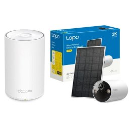 Pack TP-Link DECO X10-4G 1 Nodo 1500Mbps + Tapo TC82 Kit Cámara Vigilancia con Panel Solar y Batería