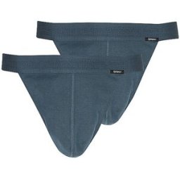 Skiny Slip Paquete de 2 COTTON RETRO orion blue azul M