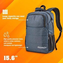 Mochila NGS Sacks Charter Azul para Portátiles hasta 15.6