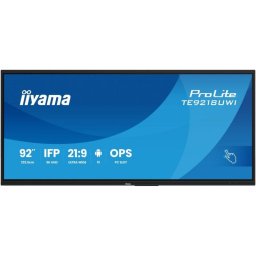 Pantalla de señalización iiyama TE9218UWI-B1AG 5K Ultra HD 91.5" táctil WiFi