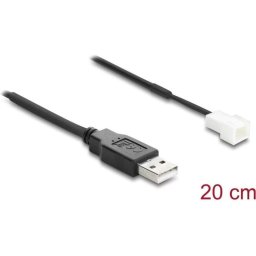 Cable Delock USB 3 Pin Lüfterkabel 20 cm