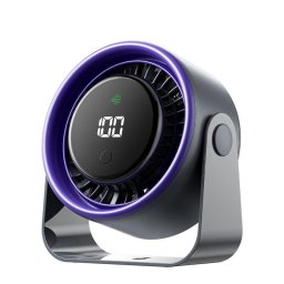 Ventilador de Sobremesa Vention PBJH0 10W 3 Velocidades Batería 3000mAh USB Tipo C Display Digital