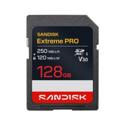Tarjeta SD Sandisk Extreme PRO SDSDXXJ-128G-GSCIN 128GB UHS-I 250MB/s