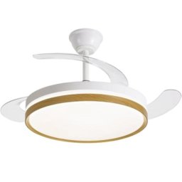 Ventilador de Techo con Luz Daewoo DW5010 30W 106cm 6 Velocidades Aspas Retráctiles Silencioso con Mando y App