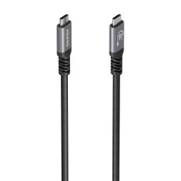 Cable Aisens USB-C a USB-C 10 metros 60W 5Gbps 4K@60Hz Negro