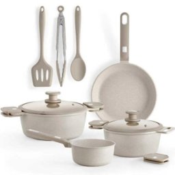 Batería de Cocina Monix Denmark 9 Piezas Aluminio Fundido Antiadherente
