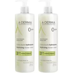 A-Derma Crema de ducha hidratante 750 ml x2