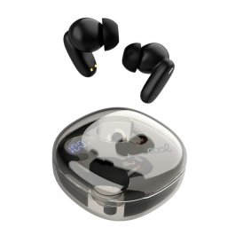 Auriculares Cool Fun inalámbricos Bluetooth Hi-Fi con pantalla LED negros
