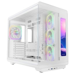 Caja PC Mars Gaming MC-REVMAX Pantalla IPS 11.8" Diseño Panorámico Blanca