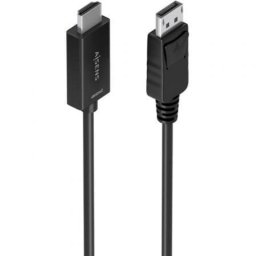 Adaptador de vídeo Aisens A125-0891 DisplayPort a HDMI 4K 0,6 m negro