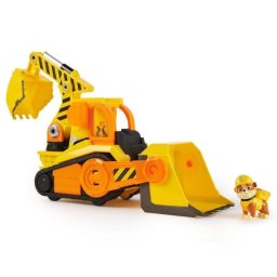 Bulldozer Spin Master Rubble & Crew 6068074 con luces, sonidos y figura articulada