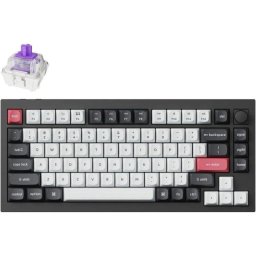 Teclado Keychron Q1 HE Hall Effect Magnético 75% RGB inalámbrico con switches magnéticos y knob