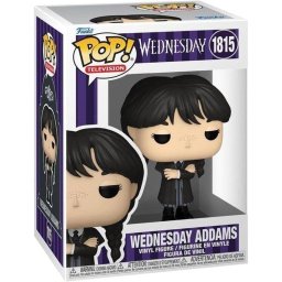 Figura coleccionable Funko Pop! Mercredi Addams Vinilo Mate 9,4 cm Brazos Cruzados