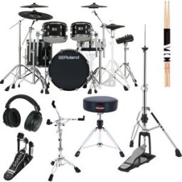 Roland VAD516 V-Drum Kit Bundle Negro