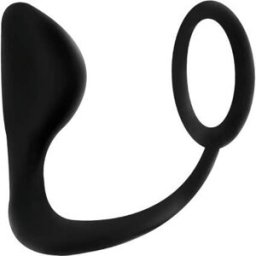 Addicted Toys Plug Anal Anillo Pene Negro 1 ud