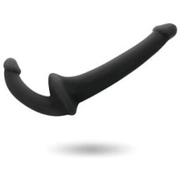 Addicted Toys Dildo Doble Sujección Sin Arnés Negro 1ud
