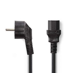 Goobay Cable de Alimentación CPU CEE7 a C13 Macho/Hembra 2m Negro
